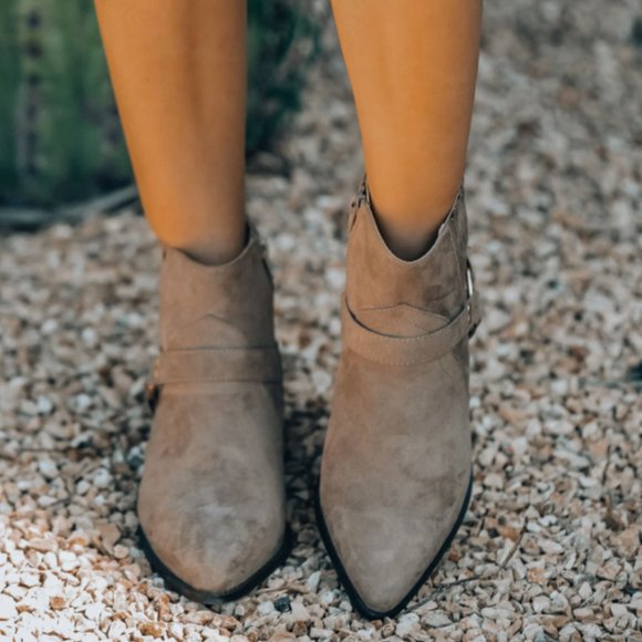 FELICITY Suede Western Boots - Picture 8 of 12